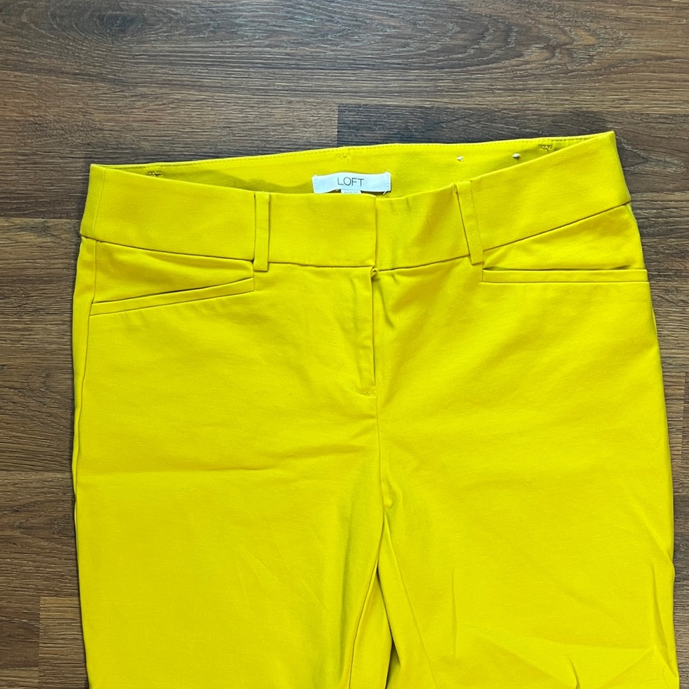 LOFT Marisa Vibrant Yellow Trousers - Picture 4 of 7